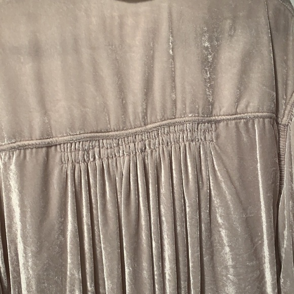 Free People La Luna Crushed Velvet Blouse XS - Picture 10 of 13